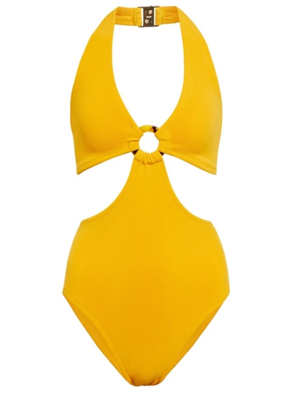 Hunza G Ursula Prene Swimsuit OS Mango Sunshine